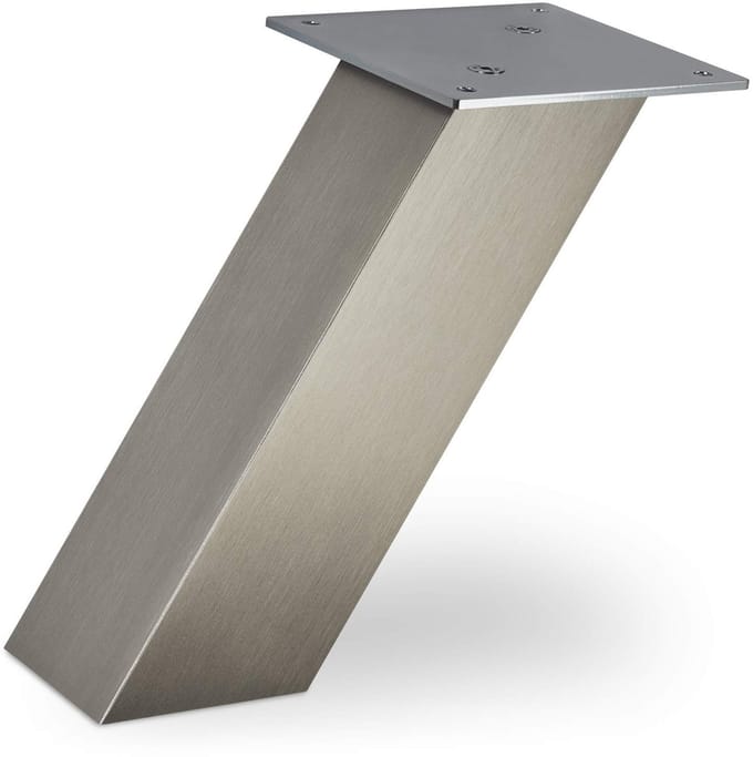 SOTECH Barconsole Schuin 210 x 80 x 70 mm in RVS-look 30 kg Draagvermogen Toonbankconsole