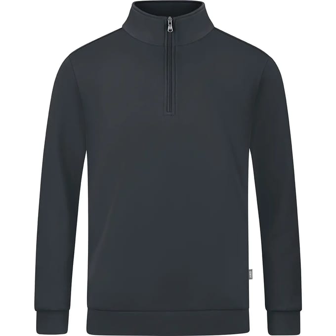 Jako Organic Ziptop Heren - Antraciet | Maat: S