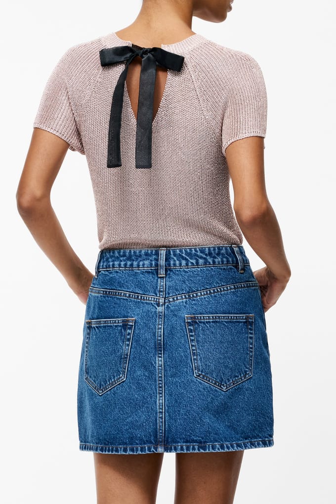 French Connection Dallas Denim Mini Skirt Vintage Maat: 6 | Mini Rokken Outlet | Dames | Blauw