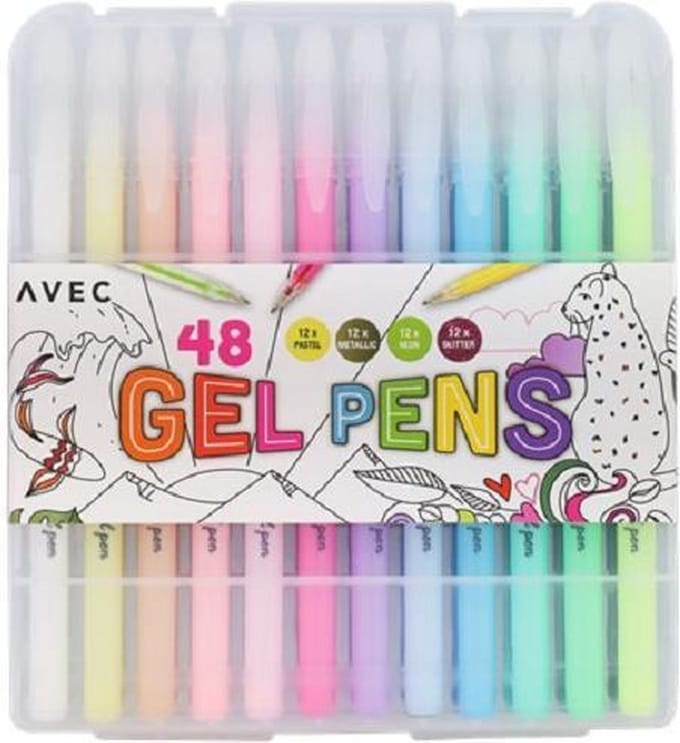 Avec - 48 Gelpennen
