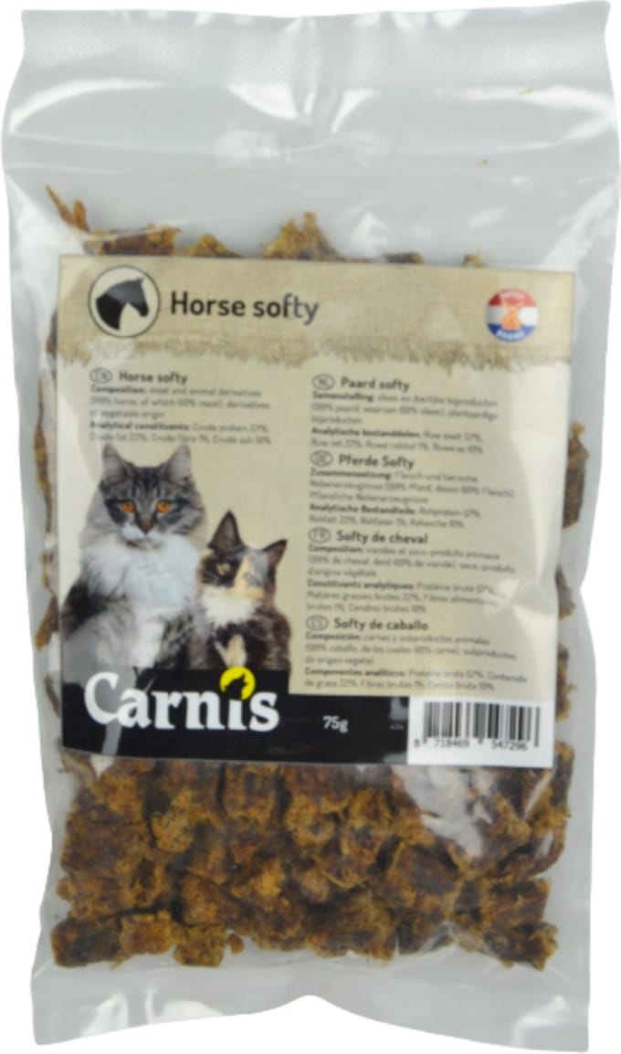 Carnis Paard Softy 75 g - Kattensnack