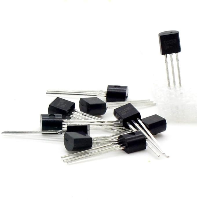 Transistor BC327-40 - PNP Component - Elektronische Projecten - TO-92 Behuizing - 10 Stuks - Niet Van Toepassing