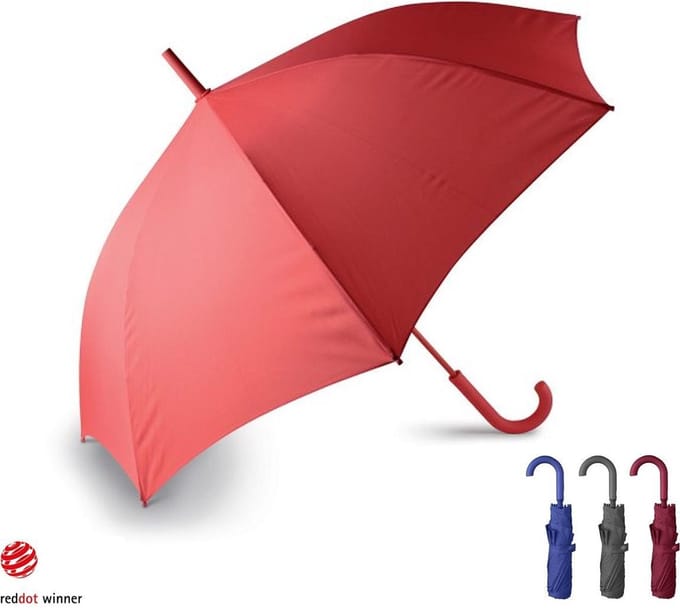 Lexon Design Heidi Automatische Paraplu Met Handgreep - Red - LU24R5