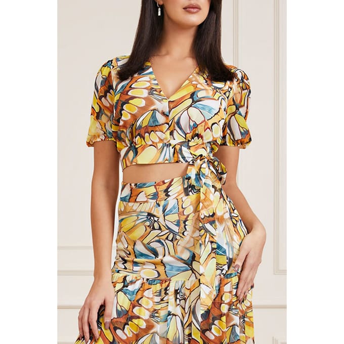 GUESS Marciano By  Golden Wing Top Taglia: S | Magliette intime Outlet | Donna | Giallo