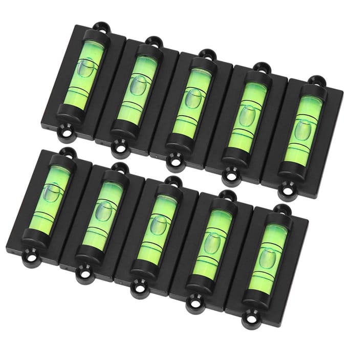 10 STUKS Milieuvriendelijke Beugel Niveau Aanpassen Camera Statief Horizontaal Mini Plastic Accessoire white