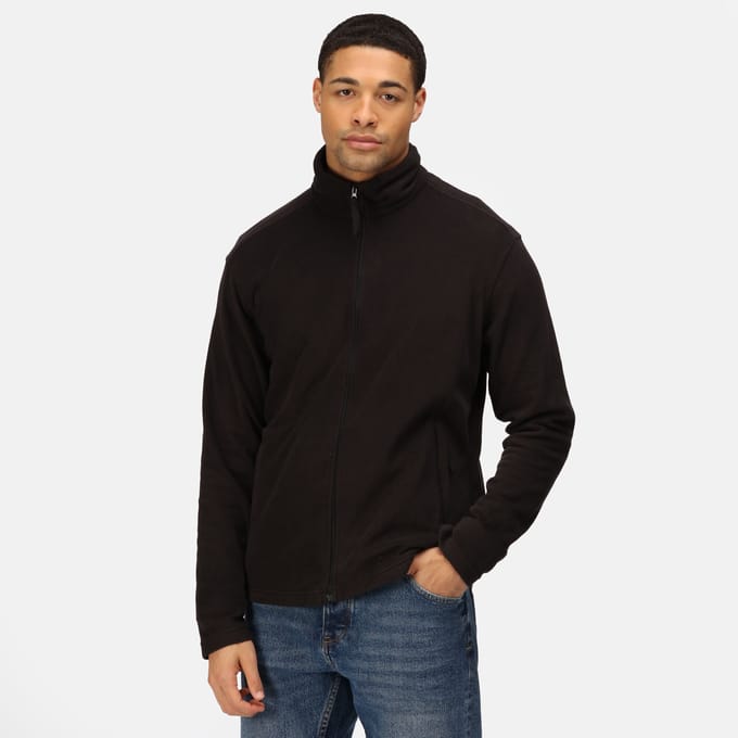 Regatta Professioneel Heren Klassiek Micro Fleece Jasje (Zwart)