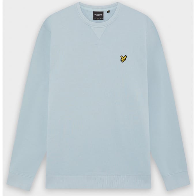Lyle & Scott Sweat Crewneck Opal Blauw - Maat S - Heren - Sweaters