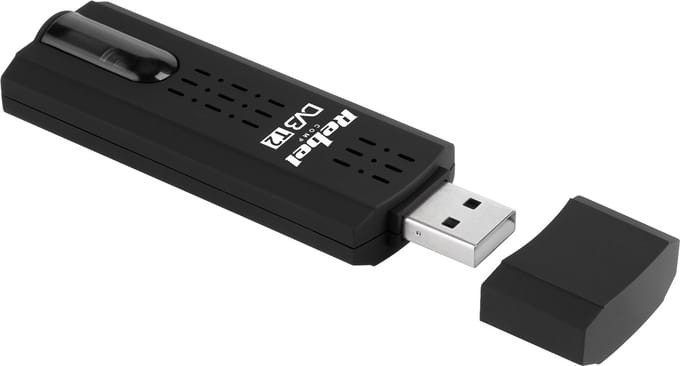 REBEL - USB TV Tuner - DVB-T2 - H.265 HEVC - Digitaal
