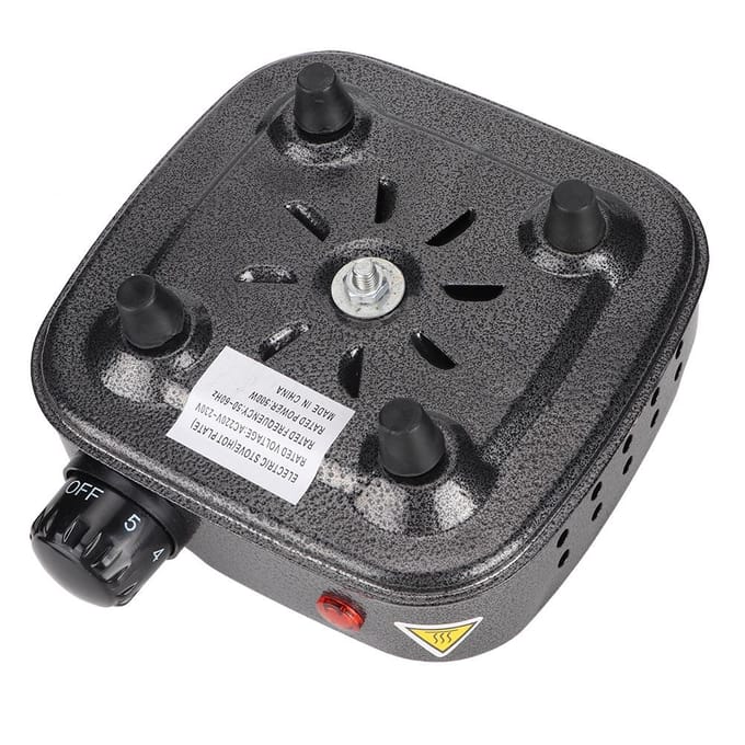 Plaque Chauffante Électrique Multifonctionnelle Four Électrique (Gris Argent 220- ) black