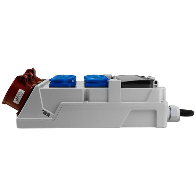 Tableau de chantier 2X16A 32A Cee 8X230V Erbetka Avec Câble Protégée Doktorvolt Tr-S/Fi Dv-5022-D