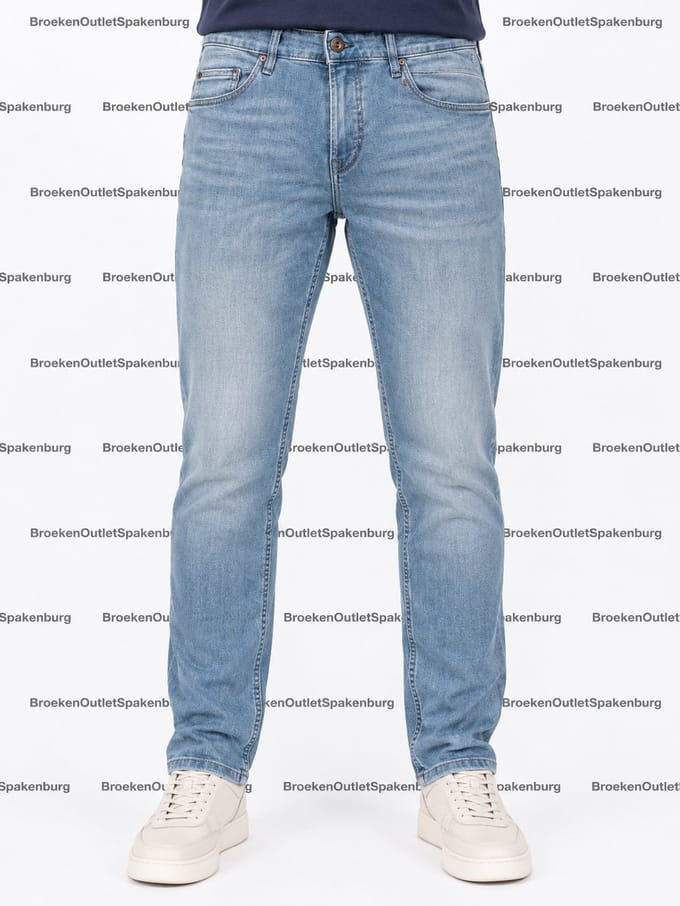 Cast Iron jeans 5-pocket slim fit blauw grijs - 3632
