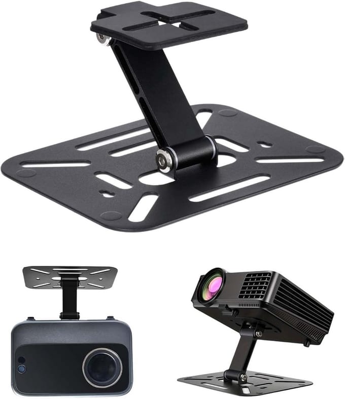 Universele Projectorbeugel - 360° Draaibaar & Verstelbaar Bureau- en Plafondstatief