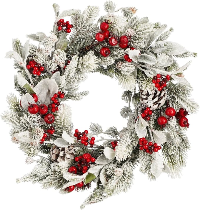 Belfort wreath green - h11xd40cm
