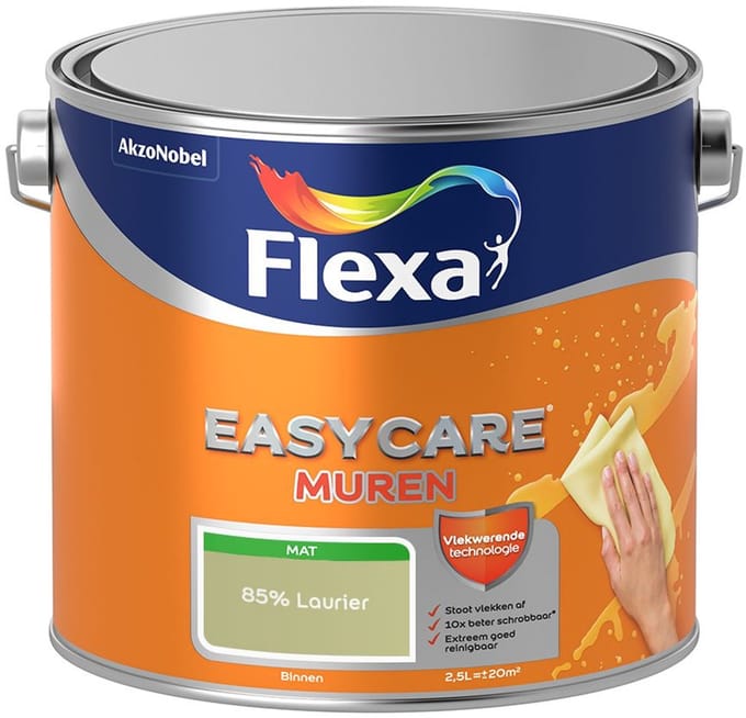 Flexa - Easycare Muren - 85% Laurier - Mengverf - 2,5 L