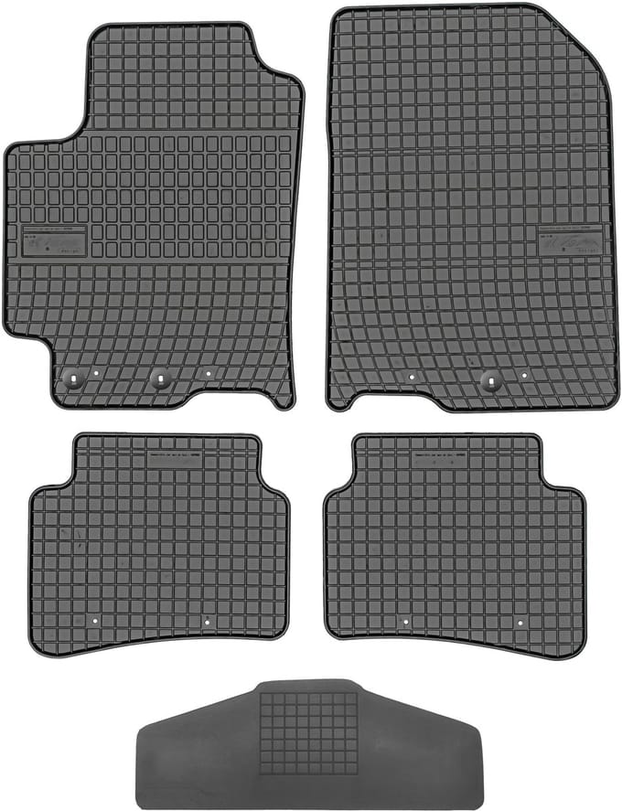 Frogum Max-Dywanik - Autogummatten - Kia Rio IV - 2017-2023 - Voor - Zwart