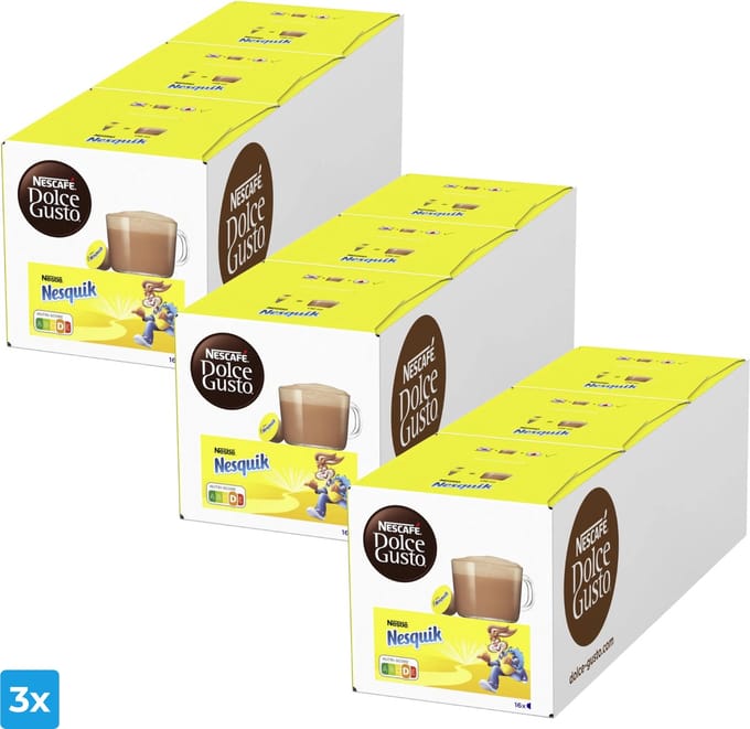 Nescafe Dolce Gusto Nesquik (3x 48 cups)