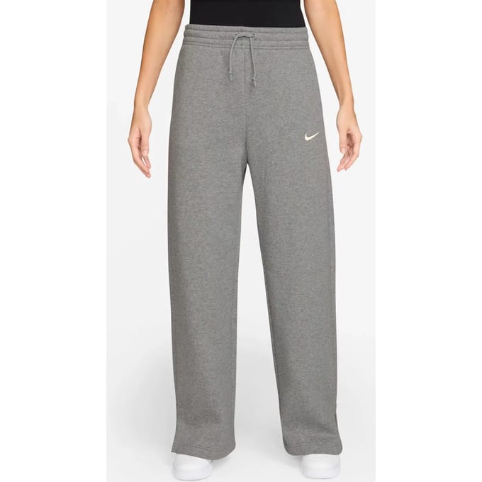 Nike sportswear phoenix fleece broek in de kleur grijs.