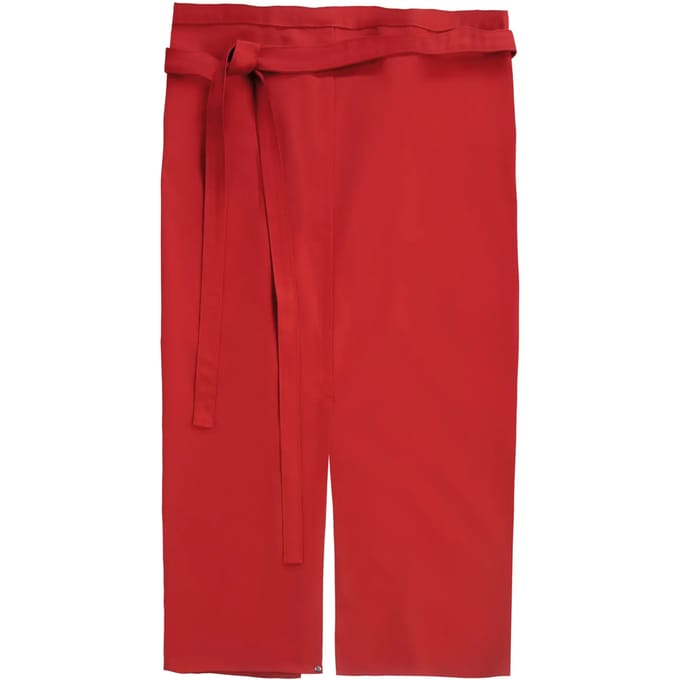 CG International Milano Classic heupschort met split CI03 - Red - One size