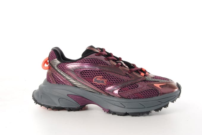 Lacoste dames sneaker Neo Shot D mesh en leder paars