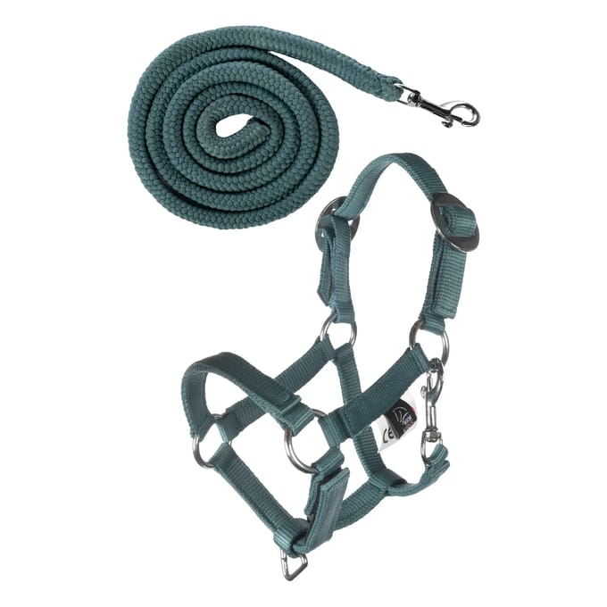 Zadel en longe voor Hobby Horse HKM Kids Basic