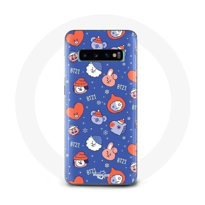 Coque pour Samsung Galaxy S10 Edge BTS Bangtan Sonyeondan BT21 Noël 2023