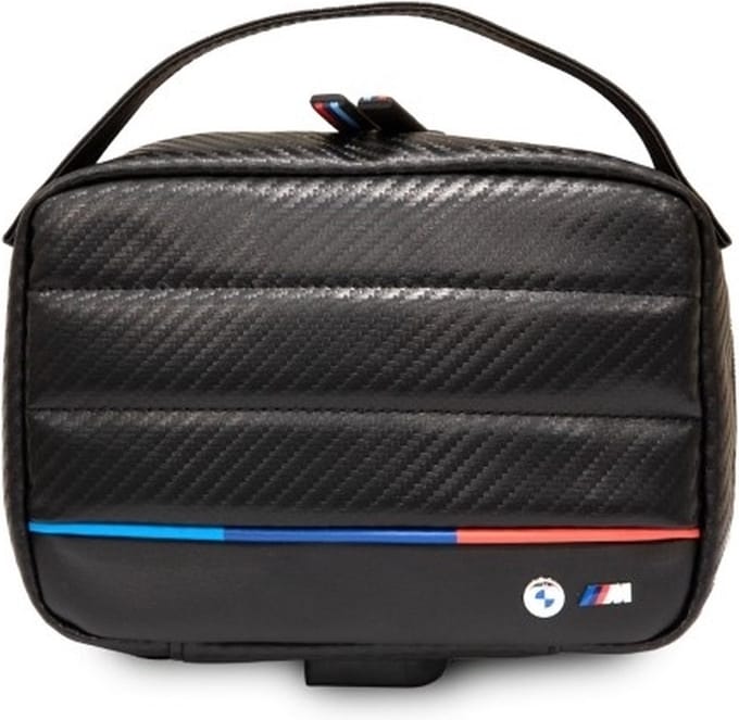 BMW M-Line Carbon Tricolor Universele Organizer - Zwart