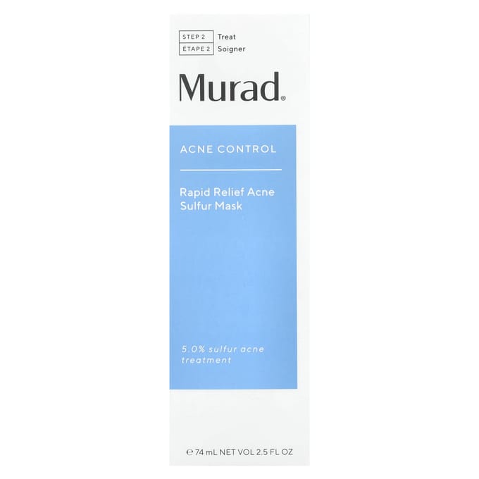 Murad, Acne Control, Snel Verlichtend Acne Zwavel Schoonheidsmasker, 75 ml (74 ml) white