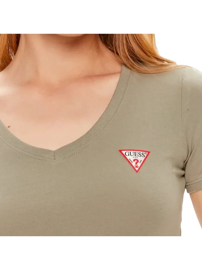 Guess dames T-shirt met driehoekig G-logo