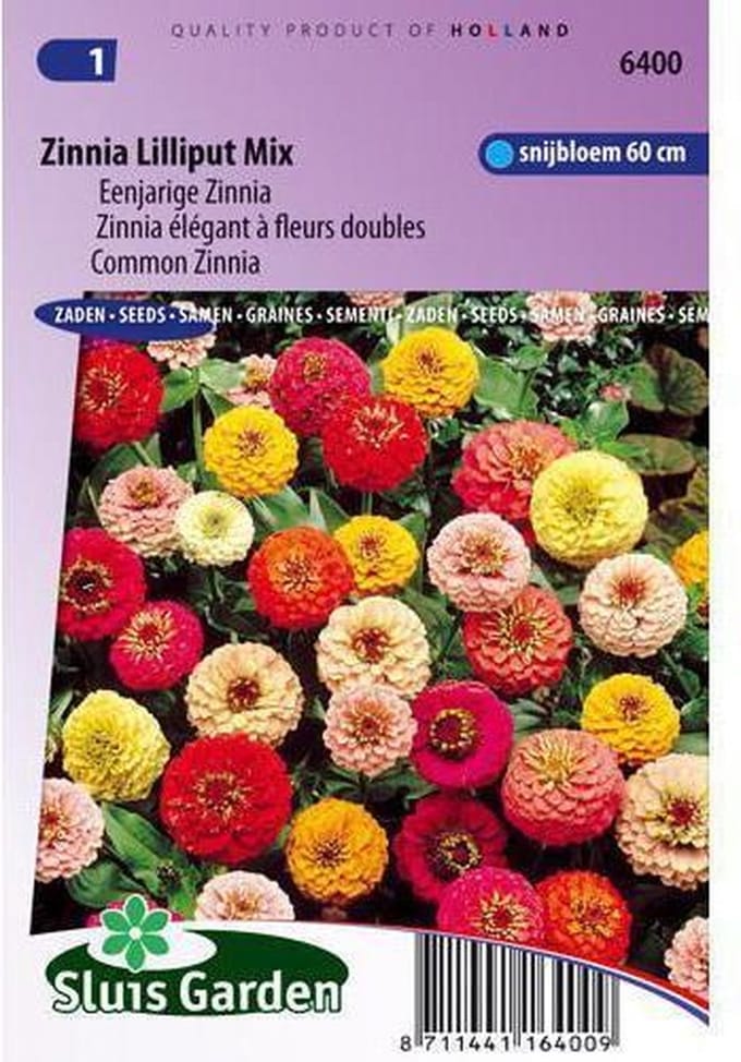 Sluis Garden Zinnia Lilliput Mix