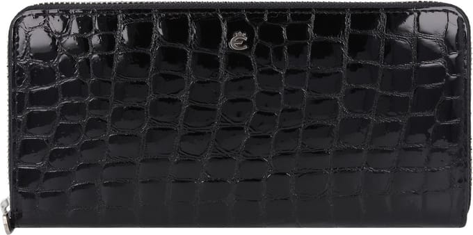 Esquire Nizza Portemonnee RFID-bescherming Leer 18.5 cm - Dames - Horizontaal - schwarz