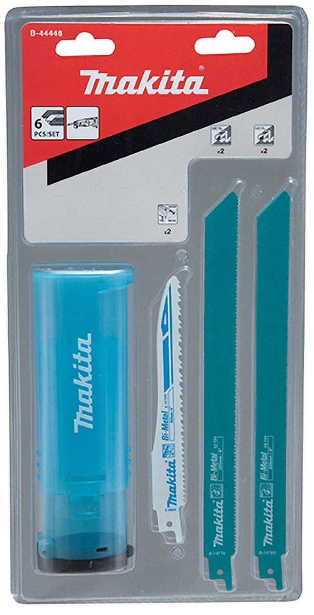Pack de lames de scie sabre 228 mm pour métal (6 pcs) - MAKITA B-44448