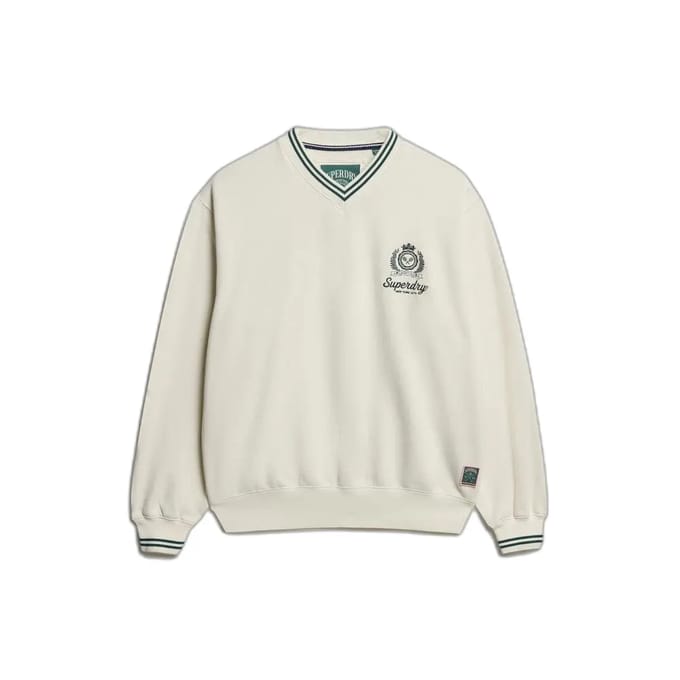 Dames V-hals sweatshirt Superdry Country Club