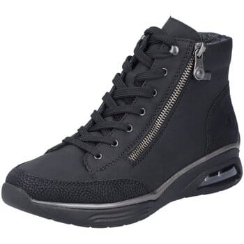 Rieker dames veterboot zwart
