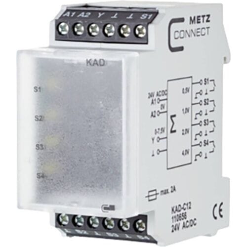 Metz Connect 110656 Digitaal/analoog-omvormer 24, 24 V/AC, V/DC (max) Piece 1 stuk(s)