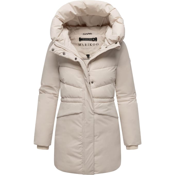 Marikoo dames winterjas Delilah met fleecevoering & verstelbare taille
