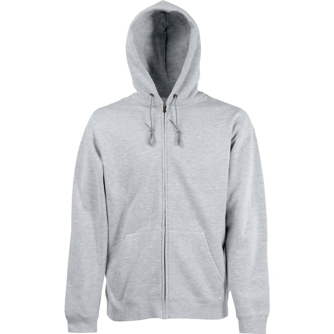 Fruit Of The Loom Heren Sweatshirt Met Capuchon (Heater Grijs)