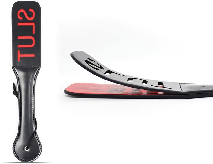 Smart Moves - Paddle SLUT - 32 cm - Zwart/Rood