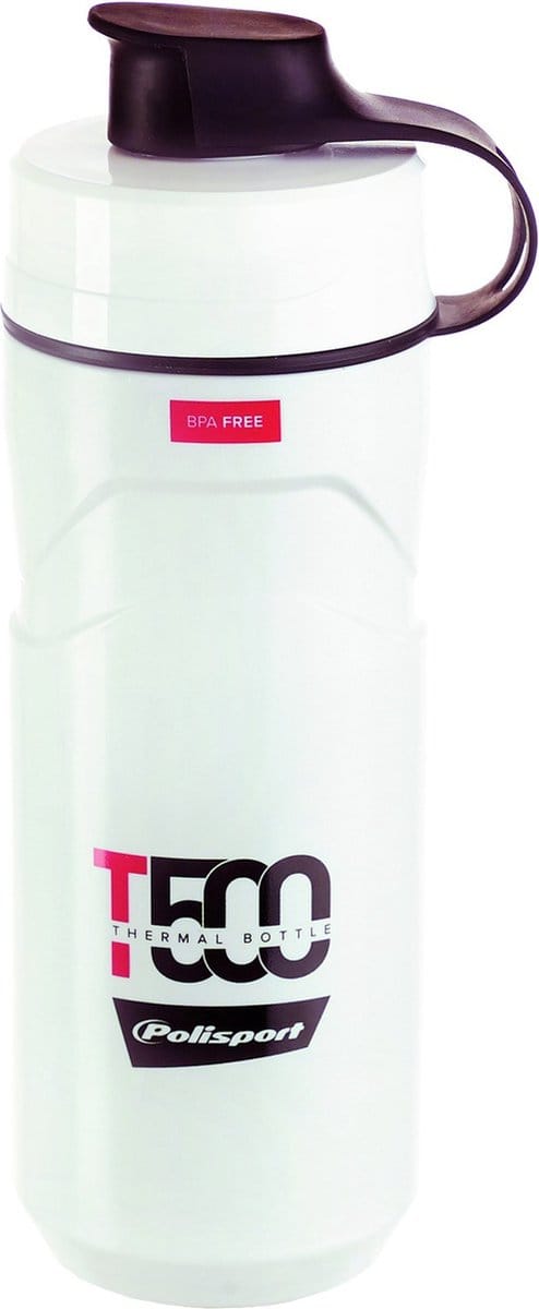 POLISPORT THERMAL BOTTLE T500 WHITE/RED