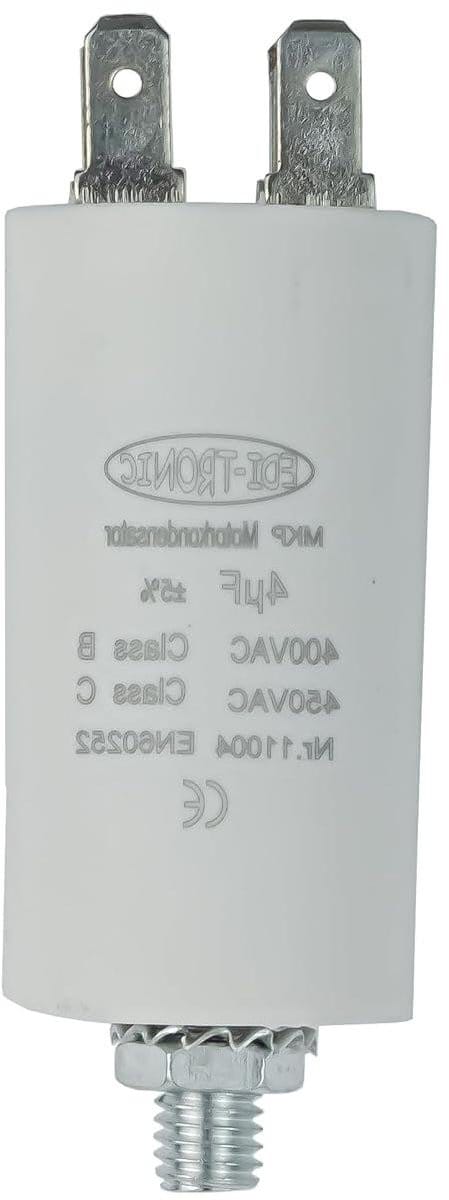 Motor Condensator - Aanloopcondensator Werkcondensator - Motor Starten - Aluminium Constructie - 4uF 450V - Niet gespecificeerd