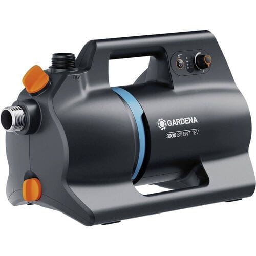 GARDENA Akku-Gartenpumpe 3000 Silent 18V P4A Ready-To-Use Set Accu-tuinpomp 3000 l/h