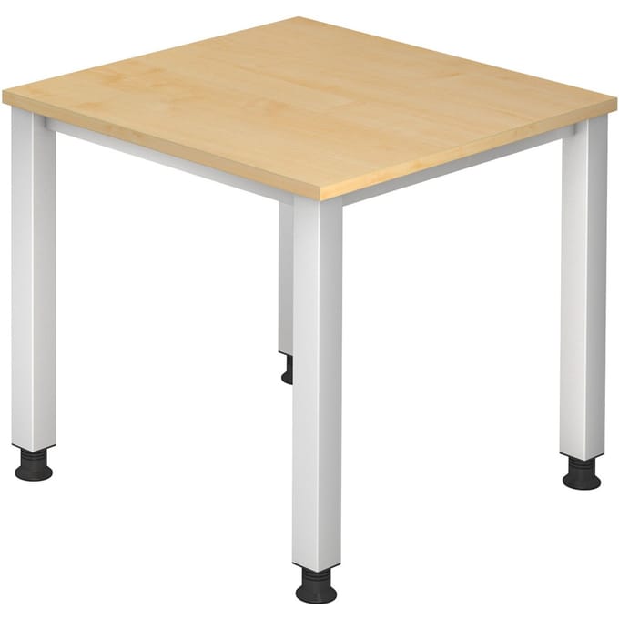QUEO 8 S | Bureau - Esdoorn 80 x 80 Tafelhoogte I In hoogte verstelbaar