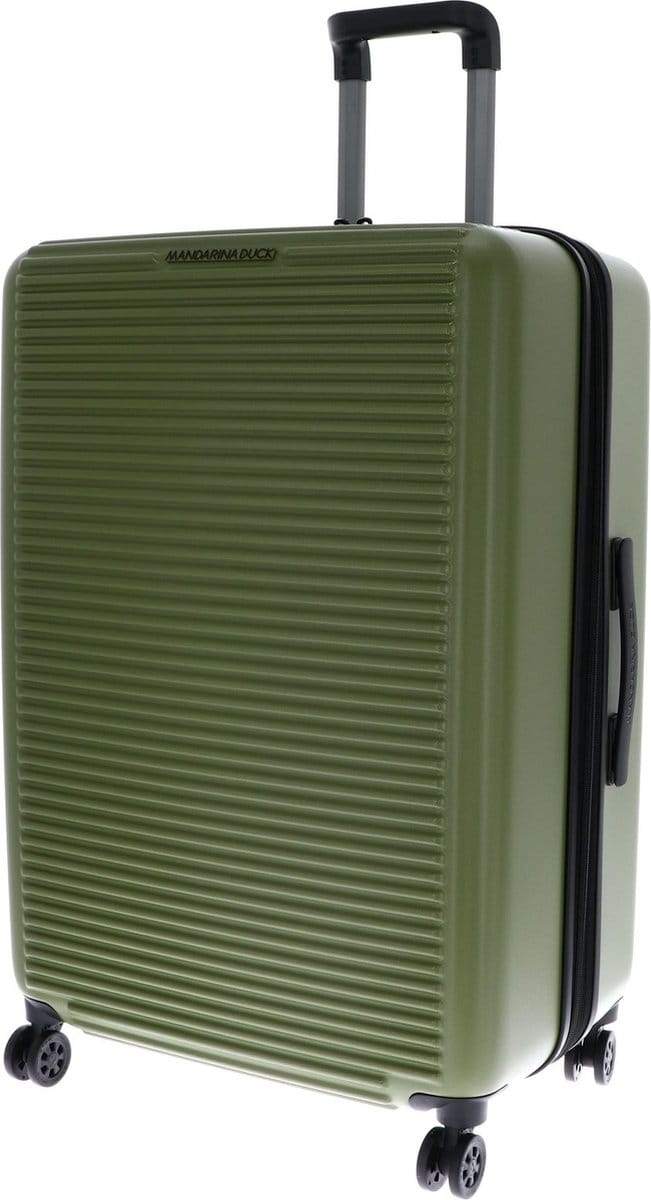 MANDARINA DUCK Tank Case Trolley Expandable Military Green Groene 73cm