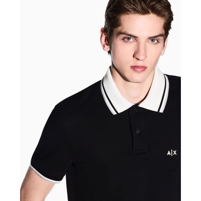 Armani Exchange XM002350 polo shirt blauw, M