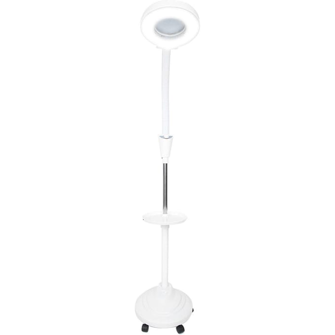 Verstelbare LED Koudlicht Vloerlamp Tattoo Schoonheidslamp met Vergrootglas