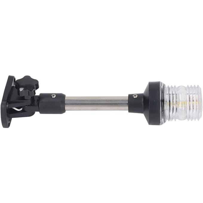 9in Wit LED Neerklapbaar Boot Hek Navigatielicht IP66 Waterdicht Boot Ankerlicht 12V 24VDC gray