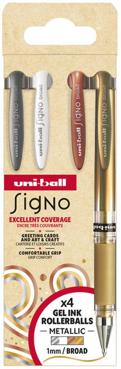 Uni-Ball - Signo - Broad Creative Gelroller - 4 st. - UM-153