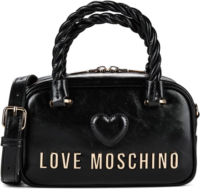 Love Moschino Nero Handtas Leder 21 cm - Dames - nero