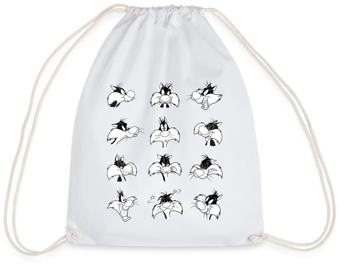 Looney Tunes Sylvester Facial Expressions Gymtas