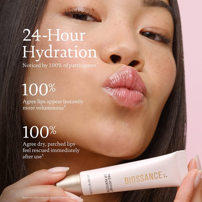 Biossance Oog- & lipverzorging Pro Peptide Lip Perfector Lippenbalsem Dames 15 g