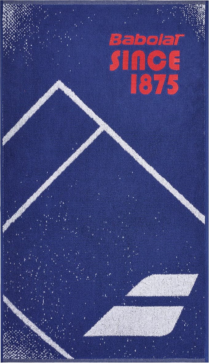 Babolat medium unisex towel / handdoek - 50x90cm - sodalite blauw
